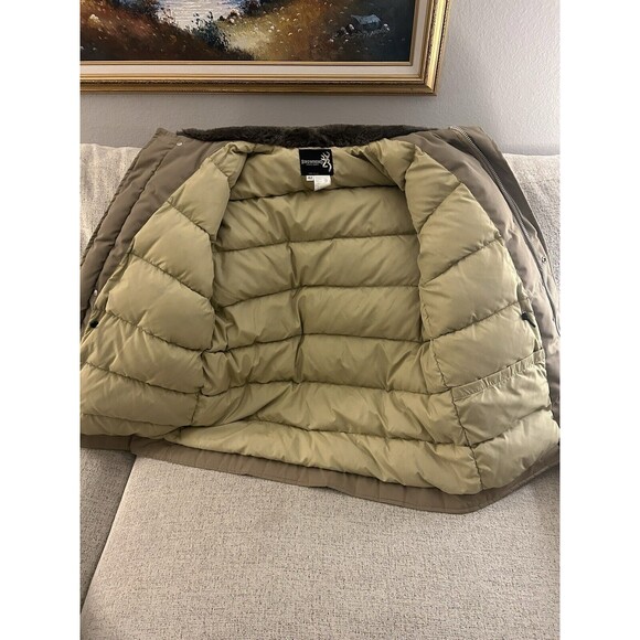 Browning Goose Down Jacket Mens 42 (large) Hunting Coat Vintage - Picture 3 of 4